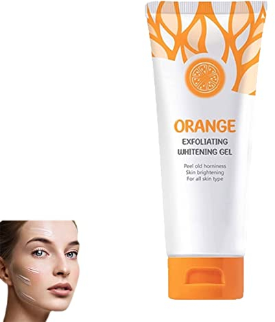 50g Orange Exfoliating Whitening Gel, Orange Exfoliating Gel Scrub Face Body Skin, Orange Exfoliating Whitening Gel Face, Face Body Brigtening Skin Cream (1PCS)