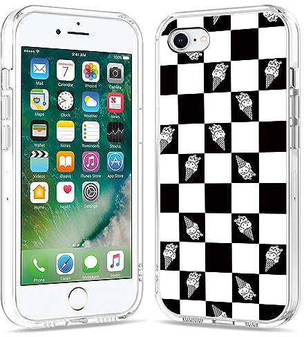 Galafu Cover per iPhone 6 Plus/iPhone 6S Plus, Sottile Custodia in Trasparente TPU Silicone per Donne, Anti Graffio Antiurto Protettiva Cover per iPhone 6 Plus / 6S Plus (5.5 inch), Modello 37