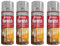 PNJB Wood Clear Gloss Varnish Professional Spray Paint 250ml, All Purpose, Varnish Clear Finish Interior/Exterior Protection, Quick Drying, Apply to Wood, Metal, Plastic, (4 PCS)