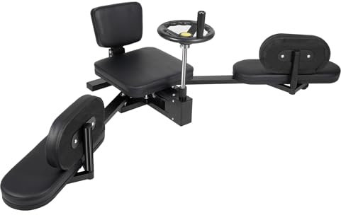 LENJKYYO Écarteur de jambes - Appareil mécanique à spagat - 200° - Avec poignées rembourrées - Machine d'étirement pour ballet, arts martiaux, fitness, gymnastique (160 cm, 100 kg)