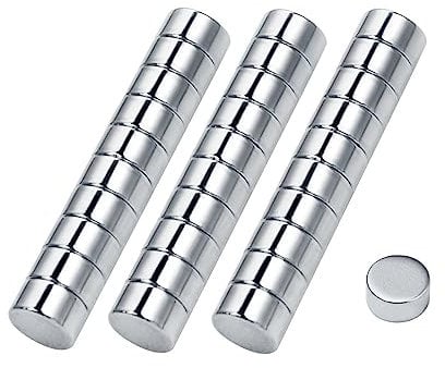 KONIEEJN 30Pc/Box Round Small Magnet For Nails Art UV Gel Acrylic Nail Tips Sizing Cutter Maincure Tool Attraction Small Magnet Miniature Magnet