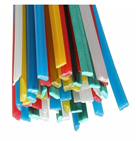 Baguettes de soudage for pare-chocs, baguettes de soudage en plastique, for machine à souder en plastique, longueur 200 mm, 25 pièces, 50 pièces, baguettes de soudage en plastique ABS/PP/PVC/PE, bague