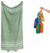Luum® Strandtuch Hamamtuch Saunahandtuch Yogatuch Strandhandtuch Saunatuch Badetuch Handtuch Reisehandtuch Pestemal Turkish Towels, Damen Herren, Dunkel Grün (Besser als EIN Mikrofaser Handtuch)