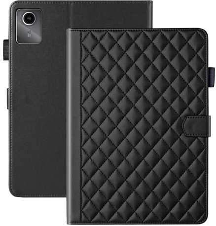 Vaitasy Custodia per Lenovo Tab M11 11 Pollici 2024 TB330 Business Pelle PU Tablet Cover per Lenovo Tab M11 con Portafolio Supporto Funzione Nero