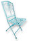 Crispe home & garden Gartenstuhl Alicante | Vintage & Antik Optik | aus Metall | Jugendstil | Balkohnstuhl