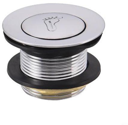 Badewannen-Abfluss, Duschwannen-Ablaufkonstruktion, glatte Druckknopfdichtung, Badezimmer-Waschbecken-Ablaufstopfen, für Badewanne, Waschtisch, Badewanne (1 Stück)