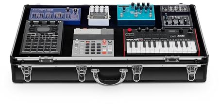 Analog Cases UNISON Performance Case XL, Transportkoffer DJ (leichte & stabile Transporttasche, maximaler Schutz, DJ-Case zum Transport mehrerer Geräte), Schwarz