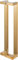 Porte de douche coulissante en acier inoxydable Poignée de porte coulissante à double face Poignée de porte battante robuste, for portes d'entrée en bois, verre, métal, simple et moderne(Gold#1,Length