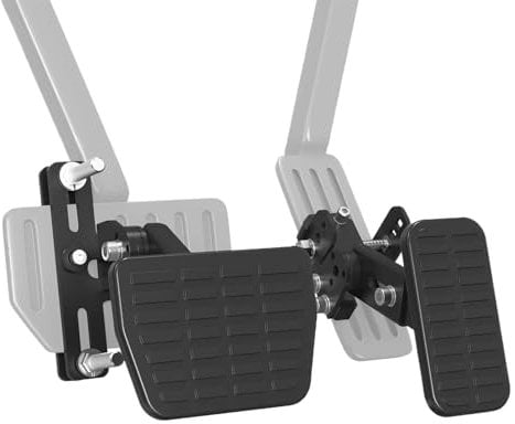 Auto Pedal Extender, Kupplung & Bremspedal Verlängerungen, Einstellbare Gaspedale Extender für Kurze Fahrer, Autos Zubehör für Auto Komfort & Sicherheit