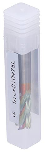 CNC -Router -Bits Set, CNC Router Bit Spiral Milling Cutter Accessoire für die Metallverarbeitung D10 x D10 x 75L