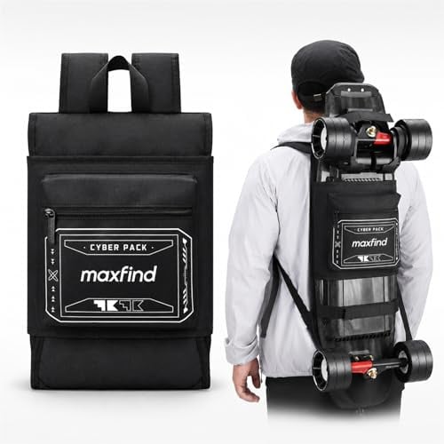 maxfind Elektrischer Skateboard-Rucksack, passend für 78,7–106,7 cm große Boards
