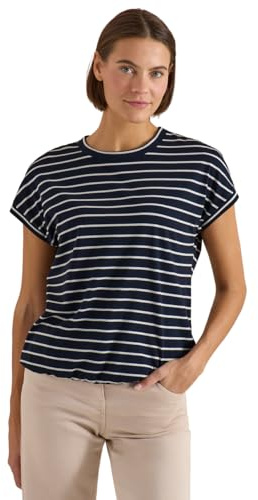 Damen T-Shirt mit Rundhals und Streifen