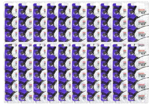 100 pcs Maxell SR626SW SG4 SR66 377 Silver Oxide Watch Battery