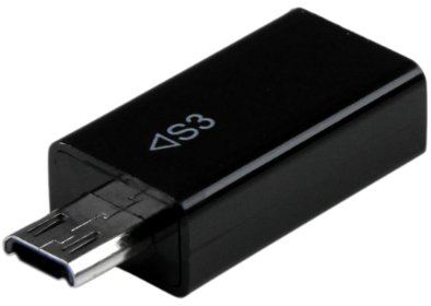 StarTech.com S3MHADAP Micro USB auf MHL Adapter (für Samsung Galaxy S3, S4 und Note 2, 5 Pin auf 11 Pin Mobile High-Definition Link (MHL) Adapter St/Bu) weiß