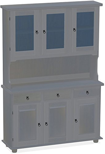 Highboard Nussbaum Weiss Rio Classico Esszimmer Holz Pinie Massivholz Echtholz Farbe wählbar Brasilmöbel