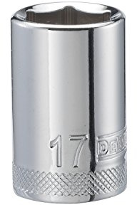 DEWALT 1/2 6 PT Standard Socket 17MM