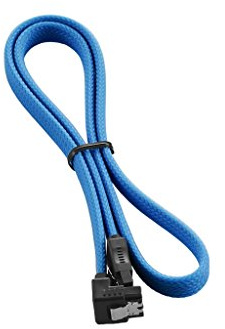 CableMod CM-CAB-RSAT-N60KLB-R ModMesh SATA 3 Kabel, rechtwinklig, Schwarz