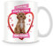 MUGGZ I Love My Cockapoo Dog Mug - Personalised Gift - Customise with Name - Pink