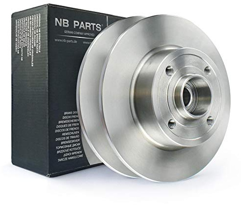 NB PARTS Bremsscheiben hinten 240mm inkl Lager + ABS Renault Clio 3 Megane 2 Modus Wind