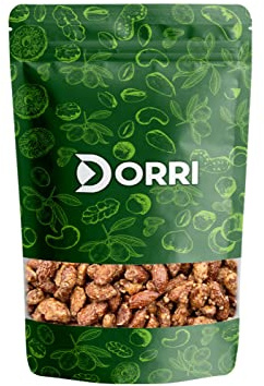 Dorri - Honey Cinnamon Almonds 500g | Premium Whole Almond Nuts, Sweet & Spiced, Healthy Gourmet Snack, High Protein, Non-GMO (Available from 100g to 5kg)