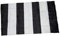 R&F srls Bandiera Strisce Bianco Nere - Tessuto Misura Standard 90 X 150 cm Bianconero