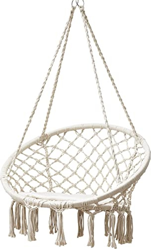 Grasekamp Hängesessel mit rundem Sitzkissen, Beige | Qualität seit 1972