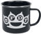 Five Finger Death Punch Knuckles and Hand Unisex Tasse Schwarz Emaille