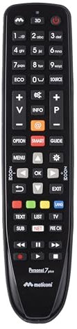 Meliconi GUMBODY PERSONAL 7 PLUS telecomando di ricambio per TV TCL/THOMSON, tutte le funzioni originali disponibili
