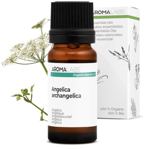 Angelica BIO (Angelica archangelica) - 10 mL - Olio Essenziale Chemiotipizzato e Certificato AB - Aroma Labs - Made in France