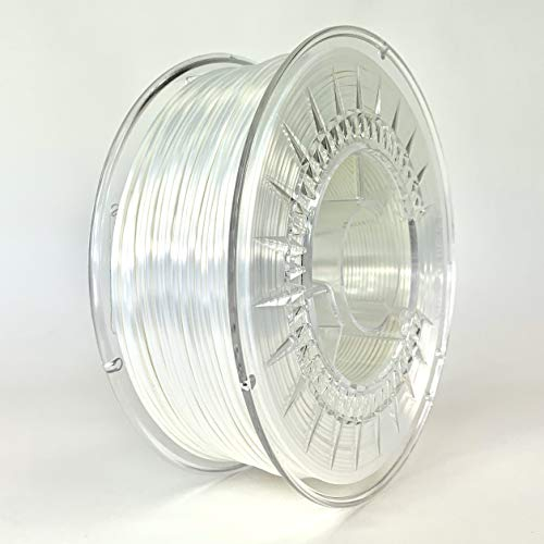 Devil Design | Filament | Silk white - weiss weiß | 1.75 | 1kG | für Anfänger und Fortgeschrittene | Top Haftung | wenig Stringing | leicht zu drucken | verzugsarm und geruchslos