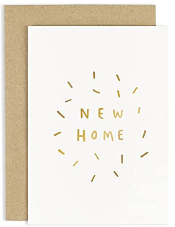 Konfetti-Karte zum Einzug