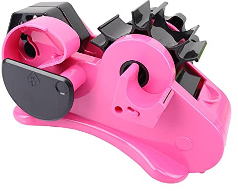 Klebebandabroller, Schreibwaren-Klebebandhalter, Kunststoff, automatischer Rollenbandschneider, multifunktionaler Klebebandhalter, nachfüllbarer Klebebandabroller für Zuhause, 19 x 12,5 x 10 cm