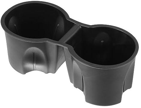 X AUTOHAUX Car Cup Holder Front Centre Console Cup Water Drink Cup Holder Black