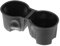 X AUTOHAUX Car Cup Holder Front Centre Console Cup Water Drink Cup Holder Black