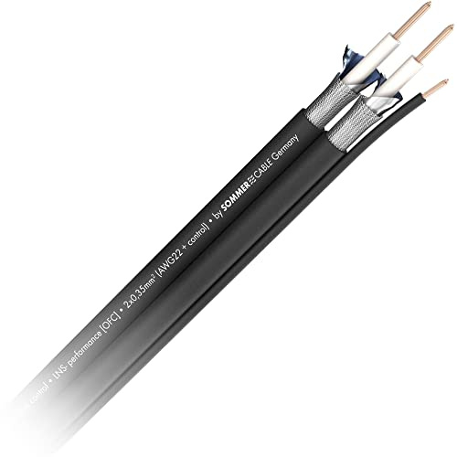 Sommer Cable Phono-Kabel 3 x 0,35 mm² SC SINUS CONTROL OFC Patch- Instrumentenkabel mit GND Steuer- Masseleitung - 320-0251