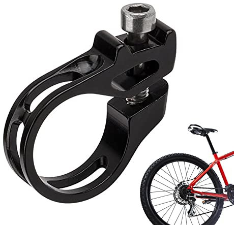 Voiakiu 2 Aluminum Bicycle Shifter Clamp | Adjustable Front Derailleur Clamp for X7, X9, XO, XX XO1, XX1 Trigger Shifters - Alloy Cable Stop Rear Derailleur Clips for Men