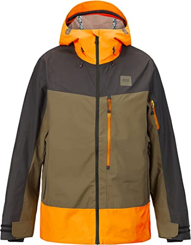Picture M Broader 3l Jacket Grün - Wasserdichte funktionale Herren Ski Jacke, Größe S - Farbe Dark Army Green