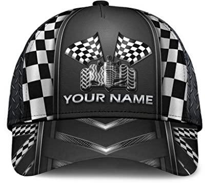 501 Trucker Kappe Formel 1 Rennfahrer Geschenk Schwarz Kariert Unisex Baseballkappe Atmungsaktiv Vintage Baseball Cap Für Kletter Sport