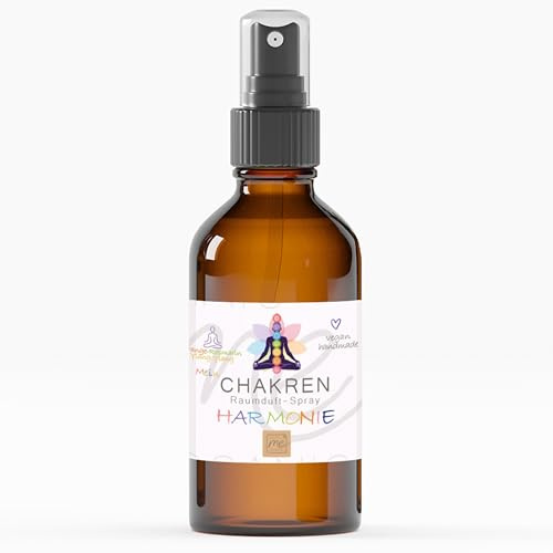 Thats me organic Bio CHAKRA Spray HARMONIE (Weiß) – Energetische Reinigung mit unvergälltem Bio-Alkohol – Handmade Aura, Raum, Meditations & Yoga Spray – Für Auraschutz & Balance
