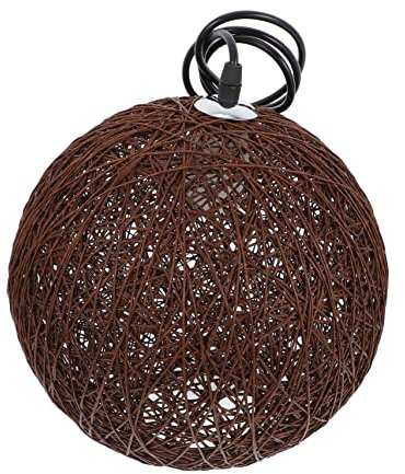 UPKOCH 1 X Rattan Kugel Kronleuchter Schreibtischlampe LED