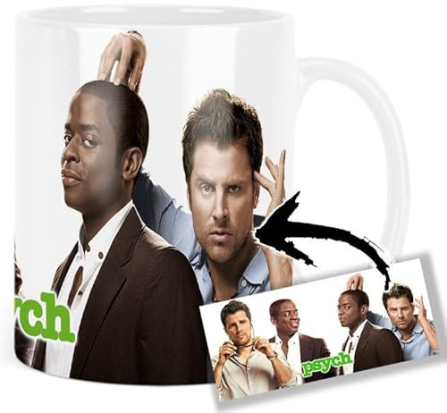Psych James Roday Dule Hill B Tasse Keramikbecher Mug