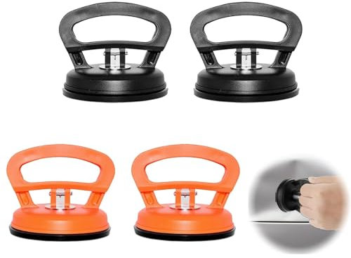 4 Pezzi Ventose per Vetro Set, Mini Carrozzeria Ventosa, Estrattore Ammaccature Auto per Schermi, Riparazione Danneggiature Auto, Vetri, Ventosa Carrozzeria per Piastrelle, Oggetti in Movimento