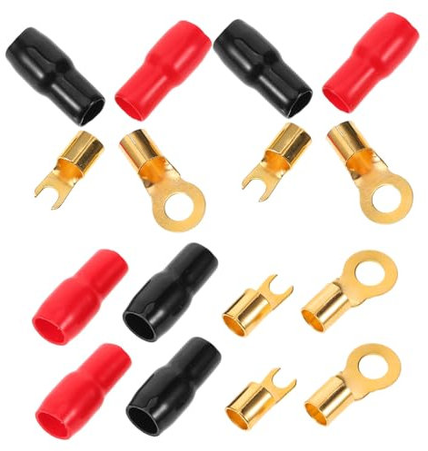 CIYODO 4pairs Terminal Blocks Car Speaker Wire Connectors Audio Wire Connectors Solder Seal Speaker Plugs