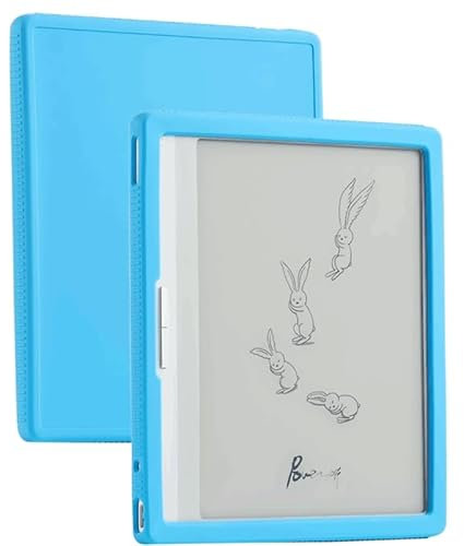INSOLKIDON Compatible avec Coque BIGME B751C /B751 7-inch Tablet Silicone de Protection Pliable Housse Case Cover avec Fonction Support (Bleu)