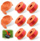 6 Pièces Fil Coupe Bordure Compatible avec Coupe Bordure WORX avec 2 Couvercle, Bobine de Fil de Rechange WA0004.1/WA0010, Bobine Fil Coupe Bordure Ø 1,65mm & 3m pour Worx WG150/WG173E/WG183E/WG118E
