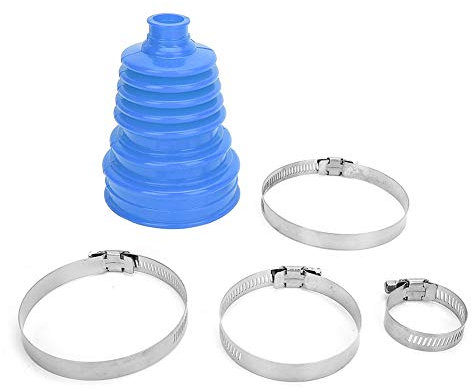 Faltenbalgsatz Antriebswelle Achsmanschettensatz Universal Split Constant Velocity Gelenkmanschetten Faltenbalgsatz CV Boot Silikon Faltenbalg Stretch Achsmanschette Antriebswelle (Blau)