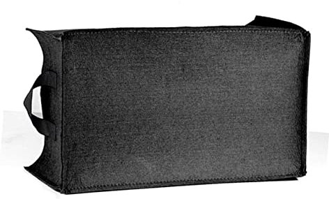 ROMISBABA 2 Pz sacco di crescita borsa per la coltivazione di verdure borsa quadrata per piante sacco per piante sacchetto per piantare contenitori borsa per la crescita delle piante Black