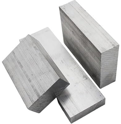 Barra de aluminio Placa de chapa de metal Espesor 8 mm(Length 200mm,8x8mm 1pc)