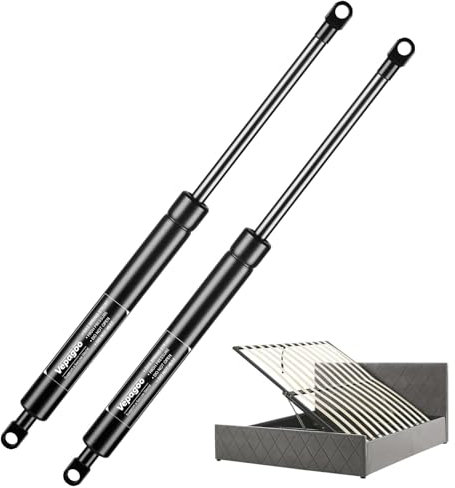 Veapgoo Universal-Gasdruckfedern, 400 mm, 700 N, Stoßdämpfer für schwere Ottomane, Bett, Kofferraum, Motorhaube, Boot, Bettabdeckung, TV-Tür, Boden, Luke, Schuppen, Fenster und andere