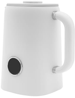 JAYEUW Elektrischer Wasserkocher Edelstahl Wasserkocher Lange Tülle Elektrischer Wassertopf mit Sockel 1.7L Wasserkocher mit Temperatureinstellung/Warmhaltefunktion 1500W Weiß